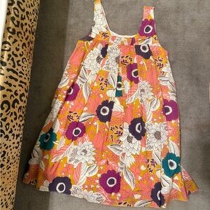 Size L women’s peach paisley shift dress Lining & shell - 100% cotton